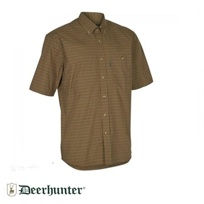 T. DEERHUNTER Nıkhıl Red Kareli Kısa Kol Gömlek 39/40