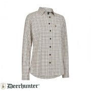 DEERHUNTER Lady Grace Bej Kareli Gömlek 38