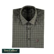 T. Tom Collins Kareli Uzun Kollu Gömlek 45/46