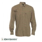 T. DEERHUNTER Marshall Red Kareli Uzun Kol Gömlek 43/44