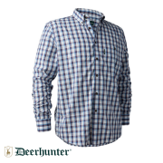 DEERHUNTER Jeff Shirt 78179 Mavi Kareli Gömlek 43
