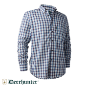 DEERHUNTER Jeff Shirt 78179 Mavi Kareli Gömlek 39