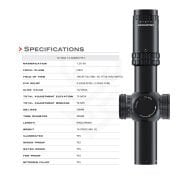 SWAMPDEER GT MAX 1.2-6X28IR FFP-S TÜFEK DÜRBÜNÜ