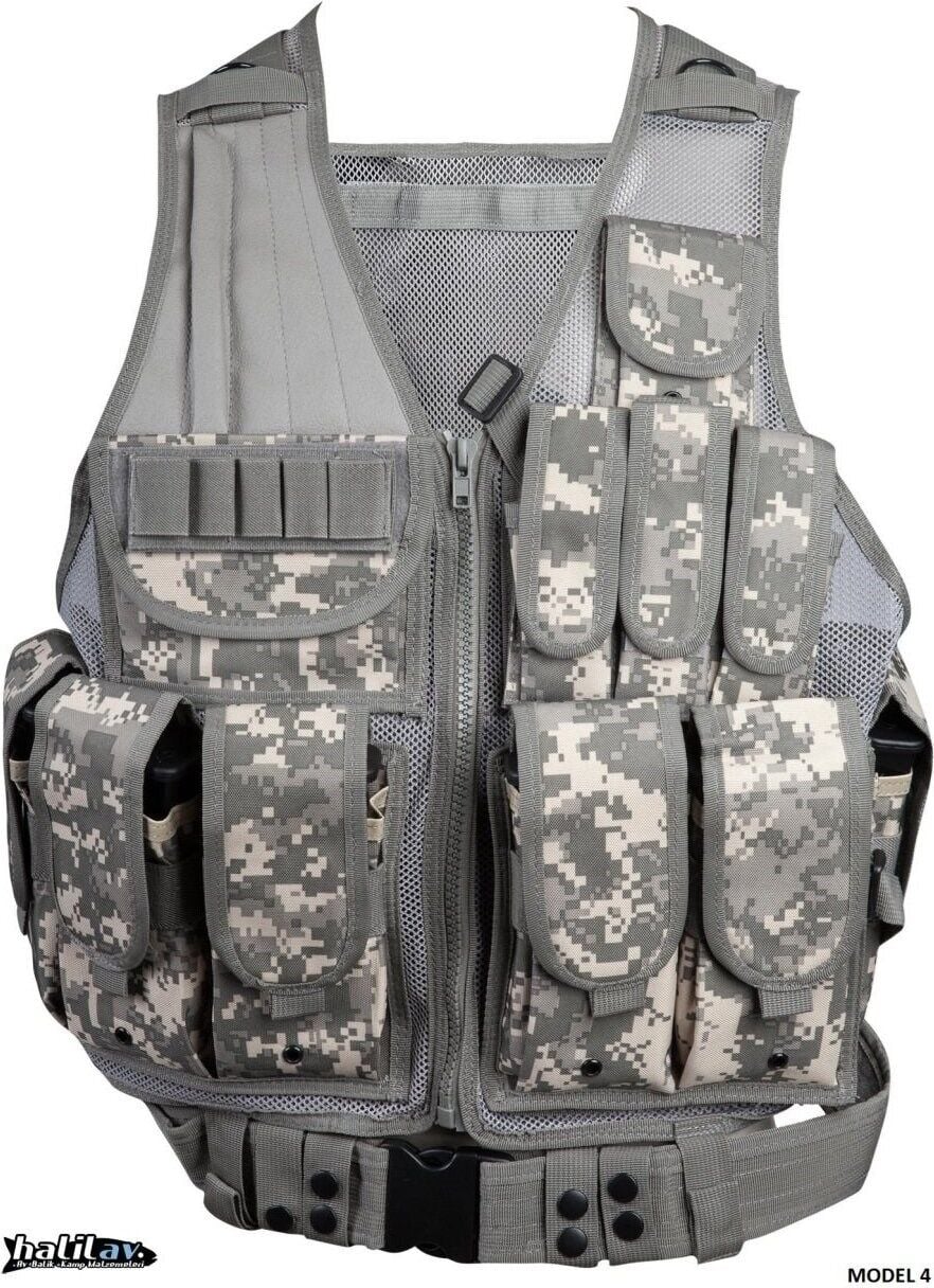 TAKTİKAL ŞARJÖRLÜ YELEK