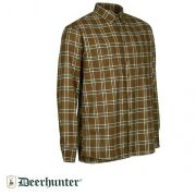 T. S.K.DEERHUNTER Coolmax 399 Yeşil Kare U.Kol Gömlek