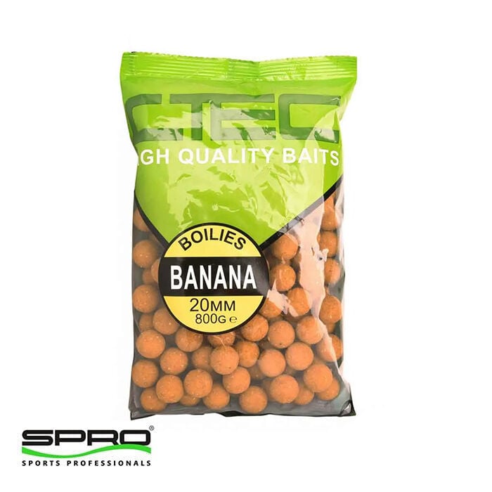 SPRO Ctec Banana  (Muz Aromalı) Boilie 20mm 800G