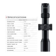 Swampdeer HD MAX 3-12X32 SF FFP Tüfek Dürbünü