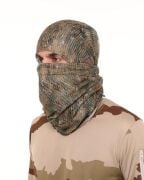 Kamuflaj Kare Fileli Askeri Şal, Fileli Puşi, Gizlenme Ağı Tactical File Puşi - Poşi 90X180CmRENK-1