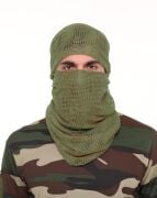Kamuflaj Kare Fileli Askeri Şal, Fileli Puşi, Gizlenme Ağı Tactical File Puşi - Poşi 90X180 Cm HAK