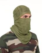 Kamuflaj Kare Fileli Askeri Şal, Fileli Puşi, Gizlenme Ağı Tactical File Puşi - Poşi 90X180 Cm HAK
