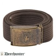 DEERHUNTER Canvas Kemer Koyu Kahverengi 130 cm