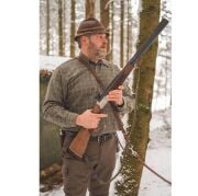 T. OS-Trachten Haki Kareli Uzun Kollu Gömlek 39/40