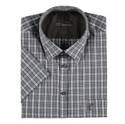 T. OS-Trachten Kısa Kollu Erkek Gömleği Yeşil - 43/44