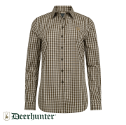DEERHUNTER Lady Bridget Kahverengi KareliGömlek 38