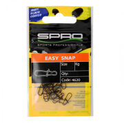 SPRO Matte Black Easy Snap Fırdöndü #00
