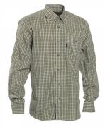 T. DEERHUNTER Wyatt Yeşil Kareli Uzun Kol Gömlek 43/44