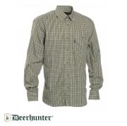 T. DEERHUNTER Wyatt Yeşil Kareli Uzun Kol Gömlek 43/44