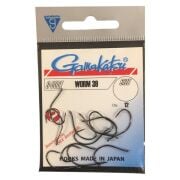 GAMAKATSU Worm 39 Siyah No:2 Olta İğnesi 1/12