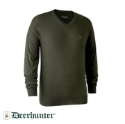 DEERHUNTER Kingston Yeşil V Yakalı Kazak M